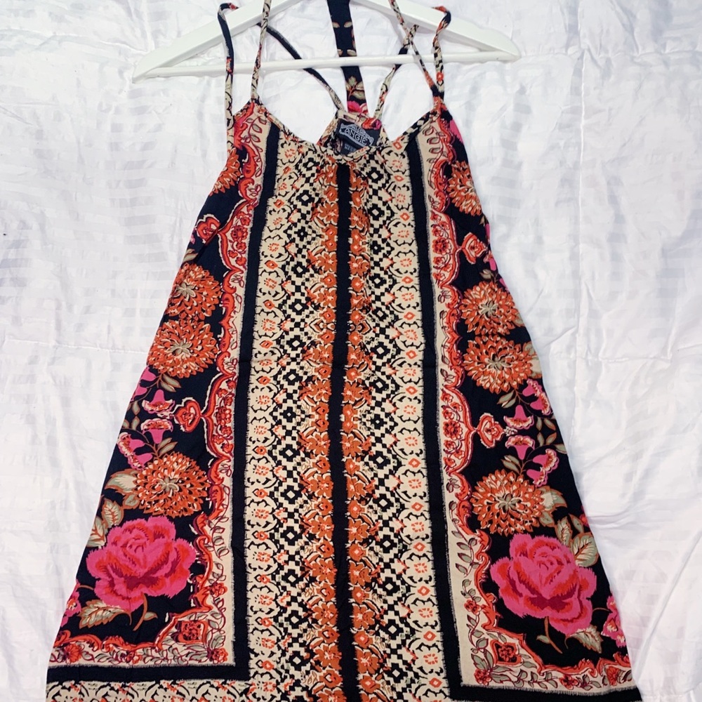 Summer flower boho dress